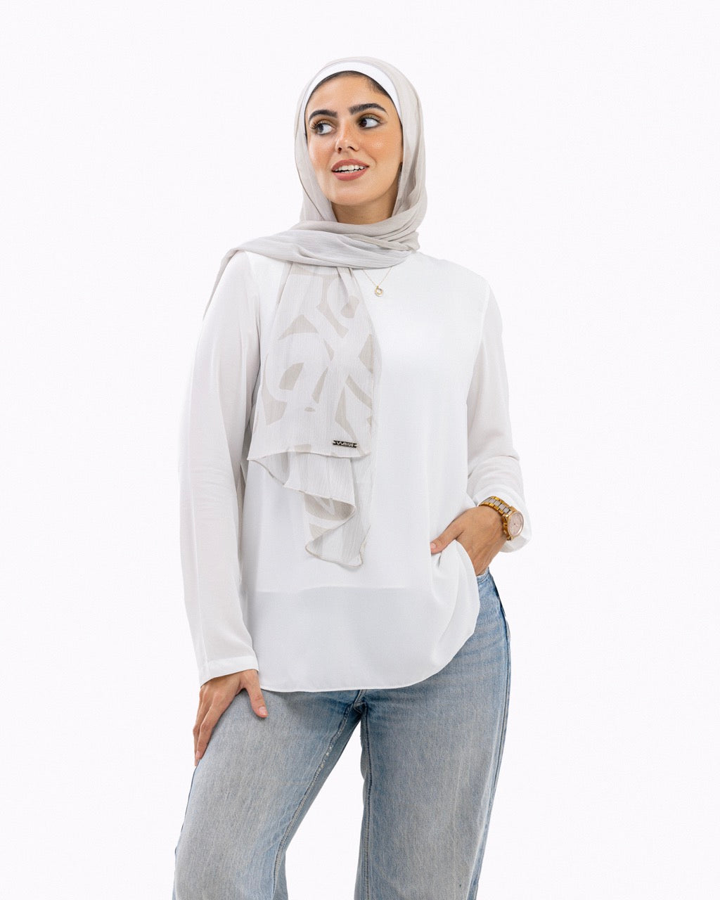 Scarf Printed Gradient