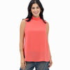 Dressy Short-length Sleeveless Turtleneck- Colorful