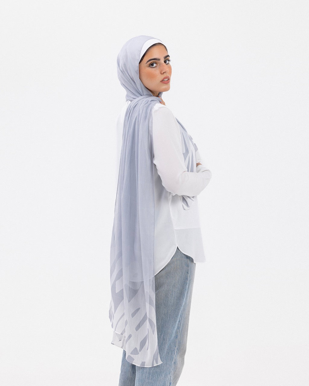 Scarf Printed Gradient