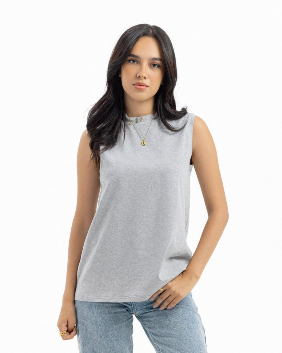 Sleeveless Loose Fit