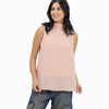 Dressy Short-length Sleeveless Turtleneck- Colorful
