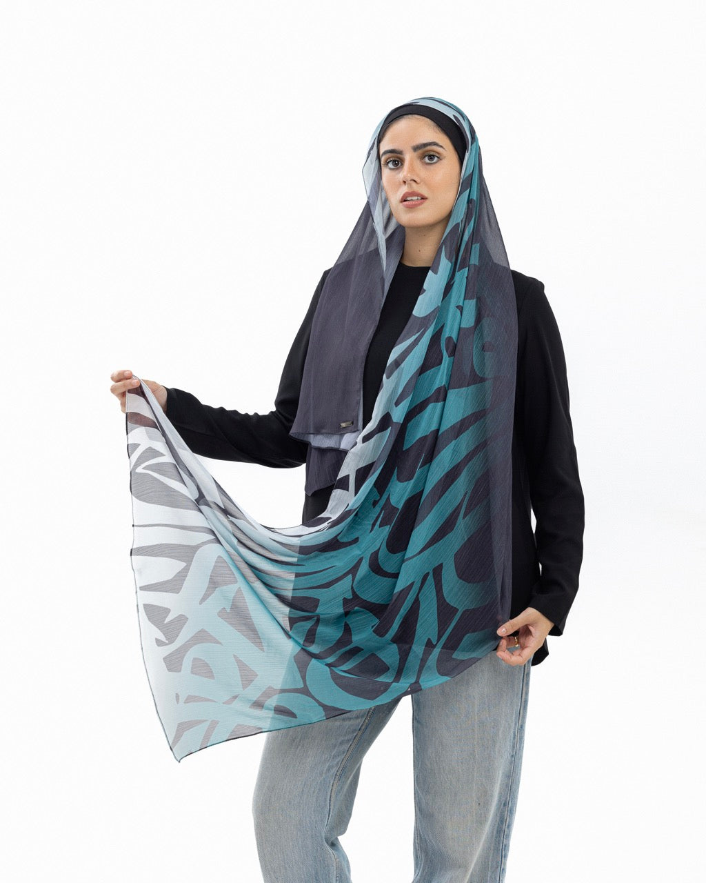 Scarf Printed Gradient