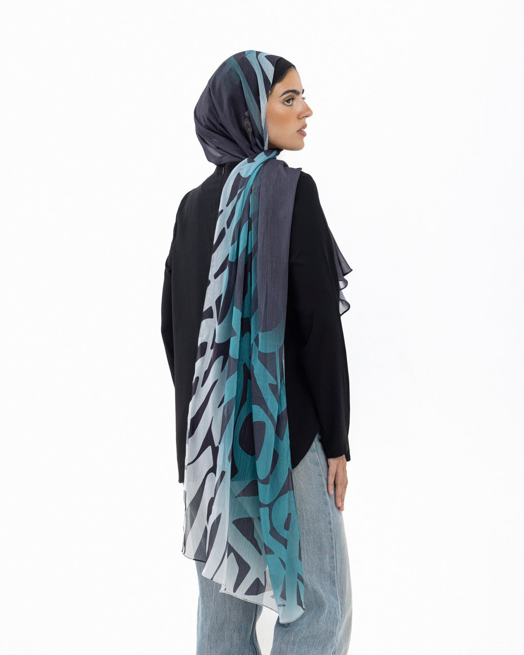 Scarf Printed Gradient