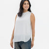 Dressy Short-length Sleeveless crewneck- Basic