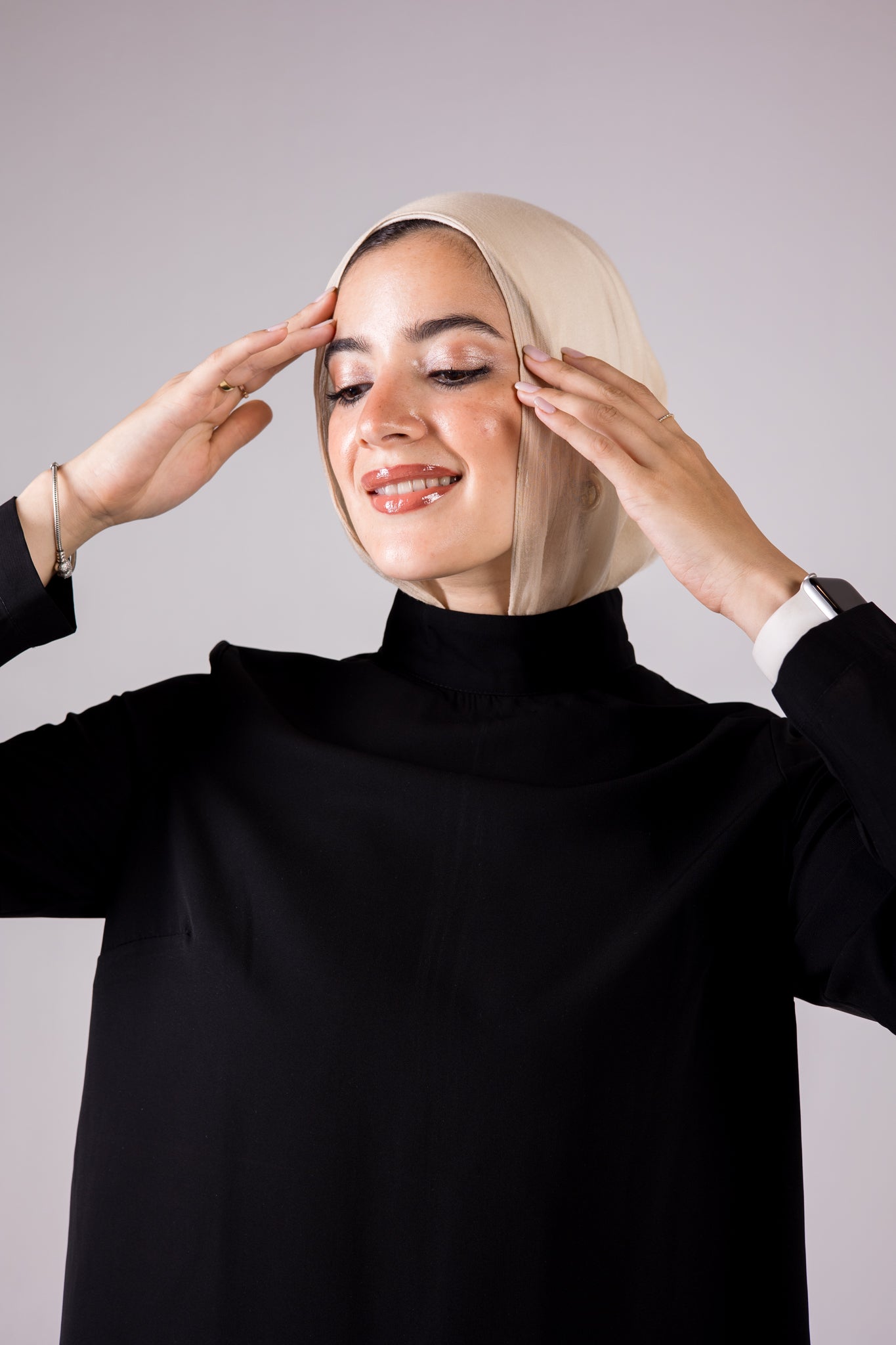 Dressy Short-length Long-sleeve turtleneck - Monochrome