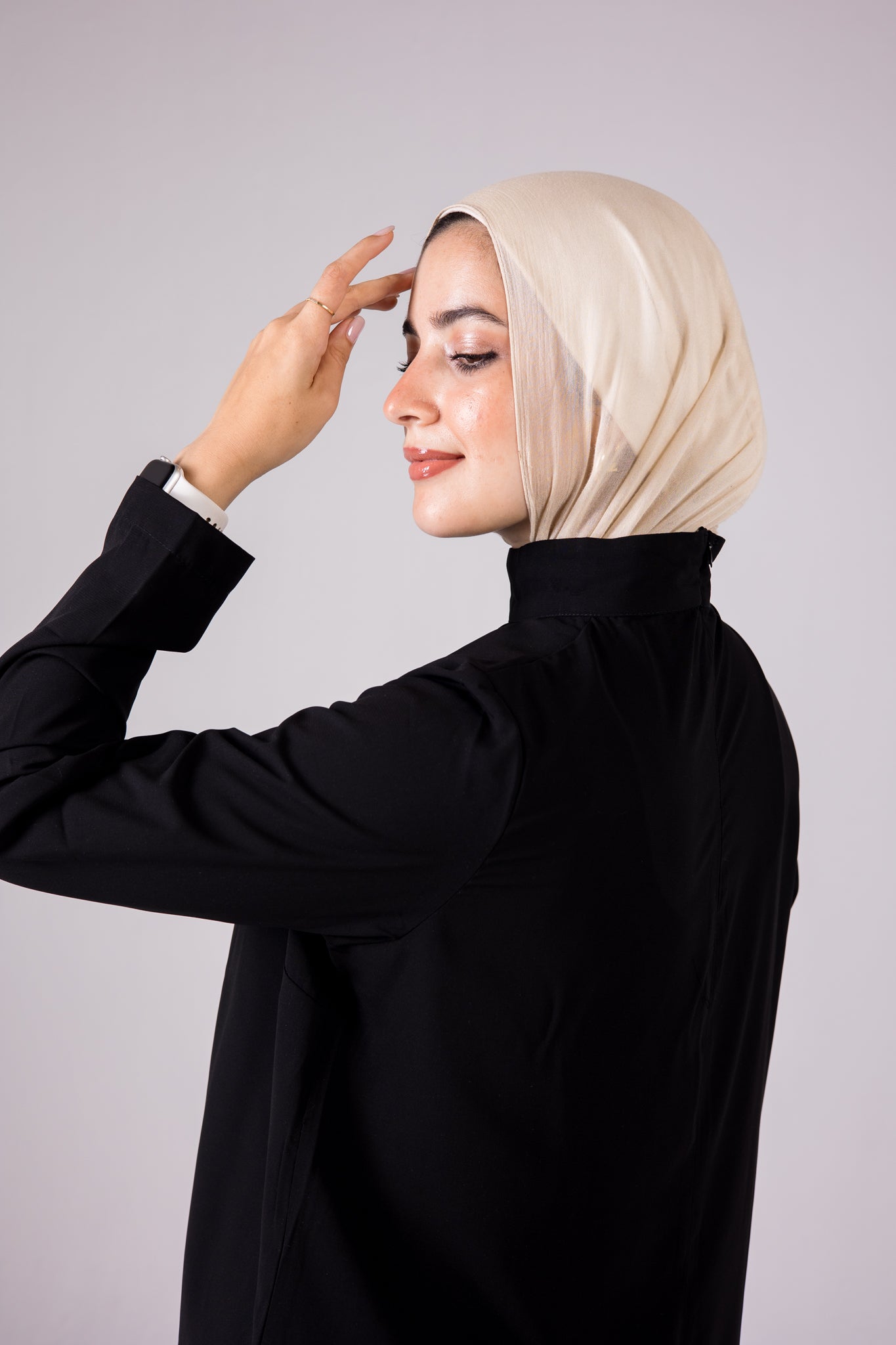 Dressy Short-length Long-sleeve turtleneck - Monochrome