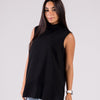 Dressy Short-length Sleeveless Turtleneck- Basic