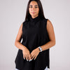 Dressy Short-length Sleeveless Turtleneck- Basic