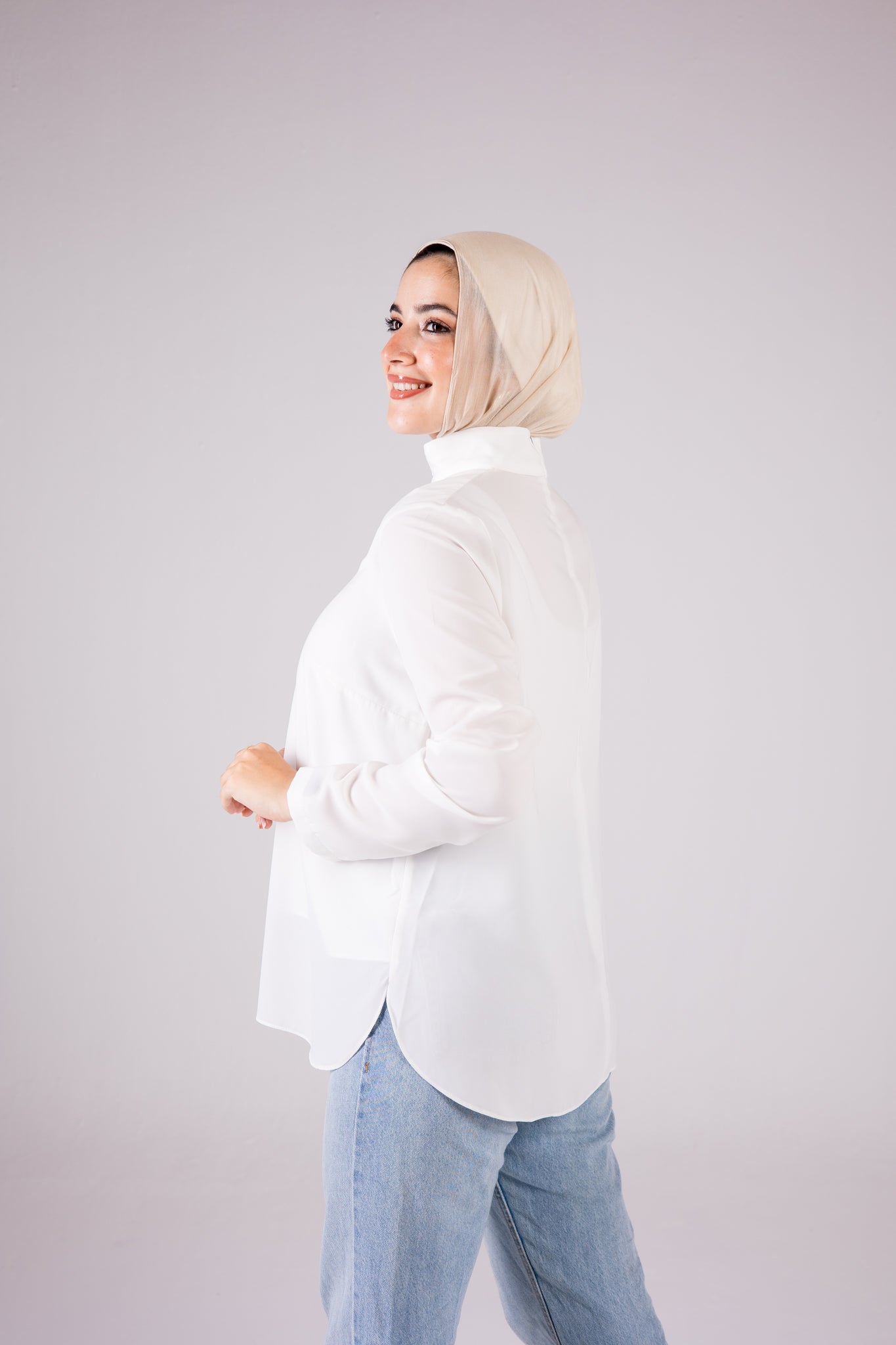 Dressy Short-length Long-sleeve turtleneck - Monochrome