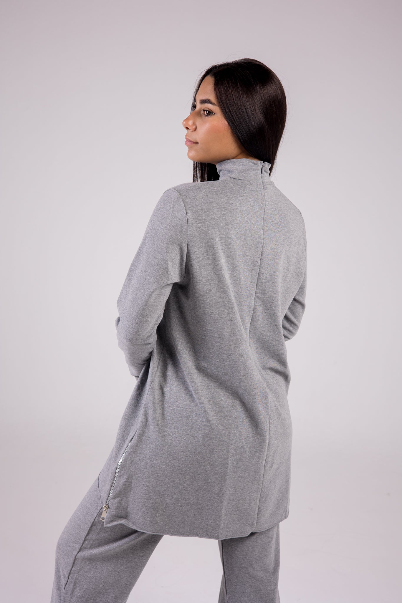 Cotton Set Turtleneck - Basic