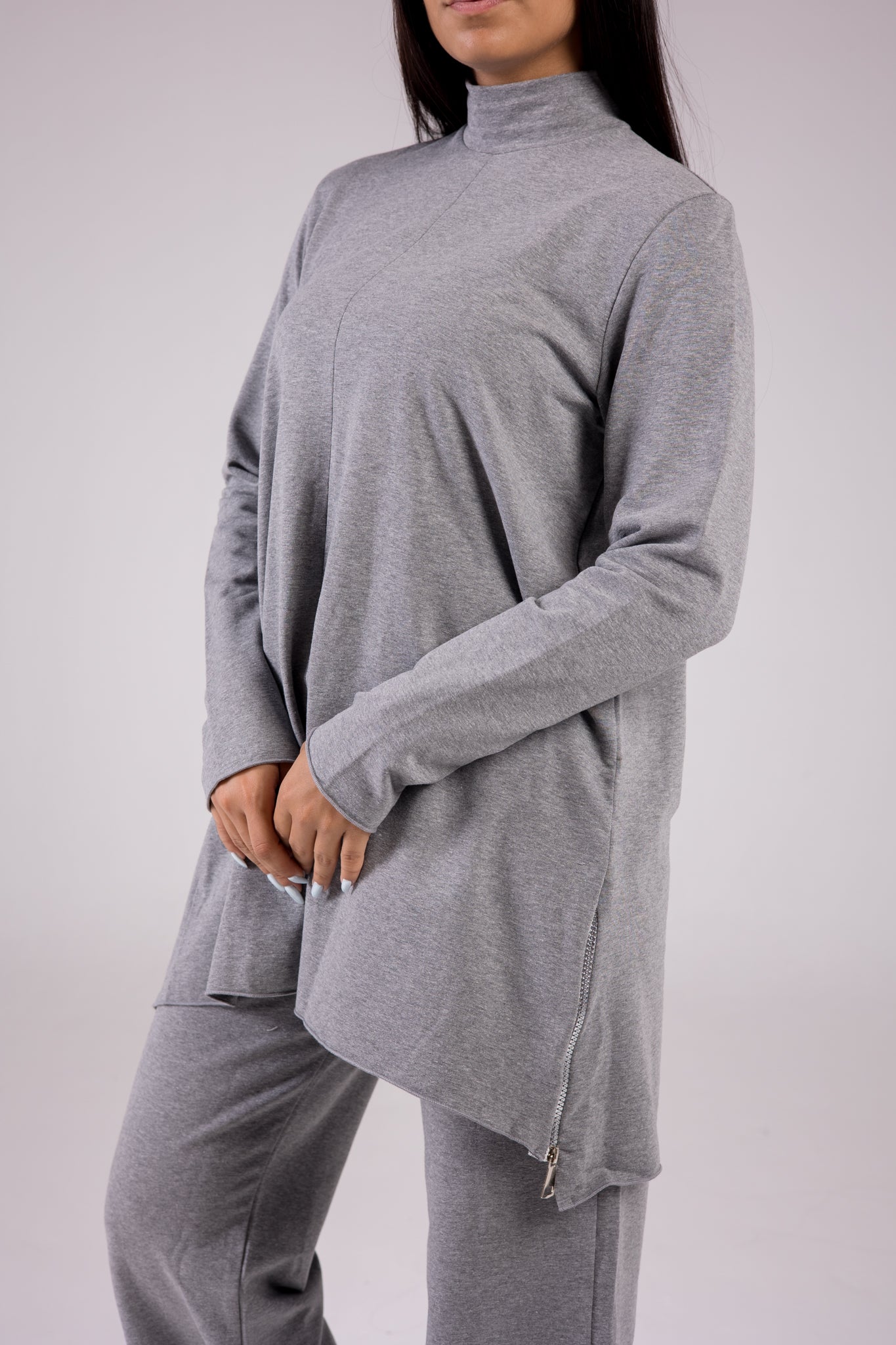 Cotton Set Turtleneck - Basic