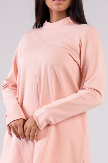 Cotton Top Crewneck Peach