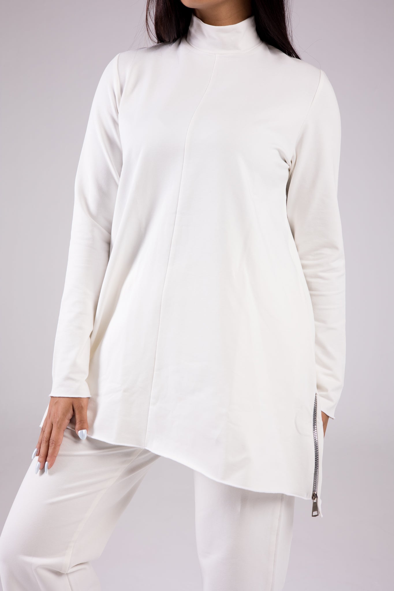 Cotton Set Turtleneck - Basic