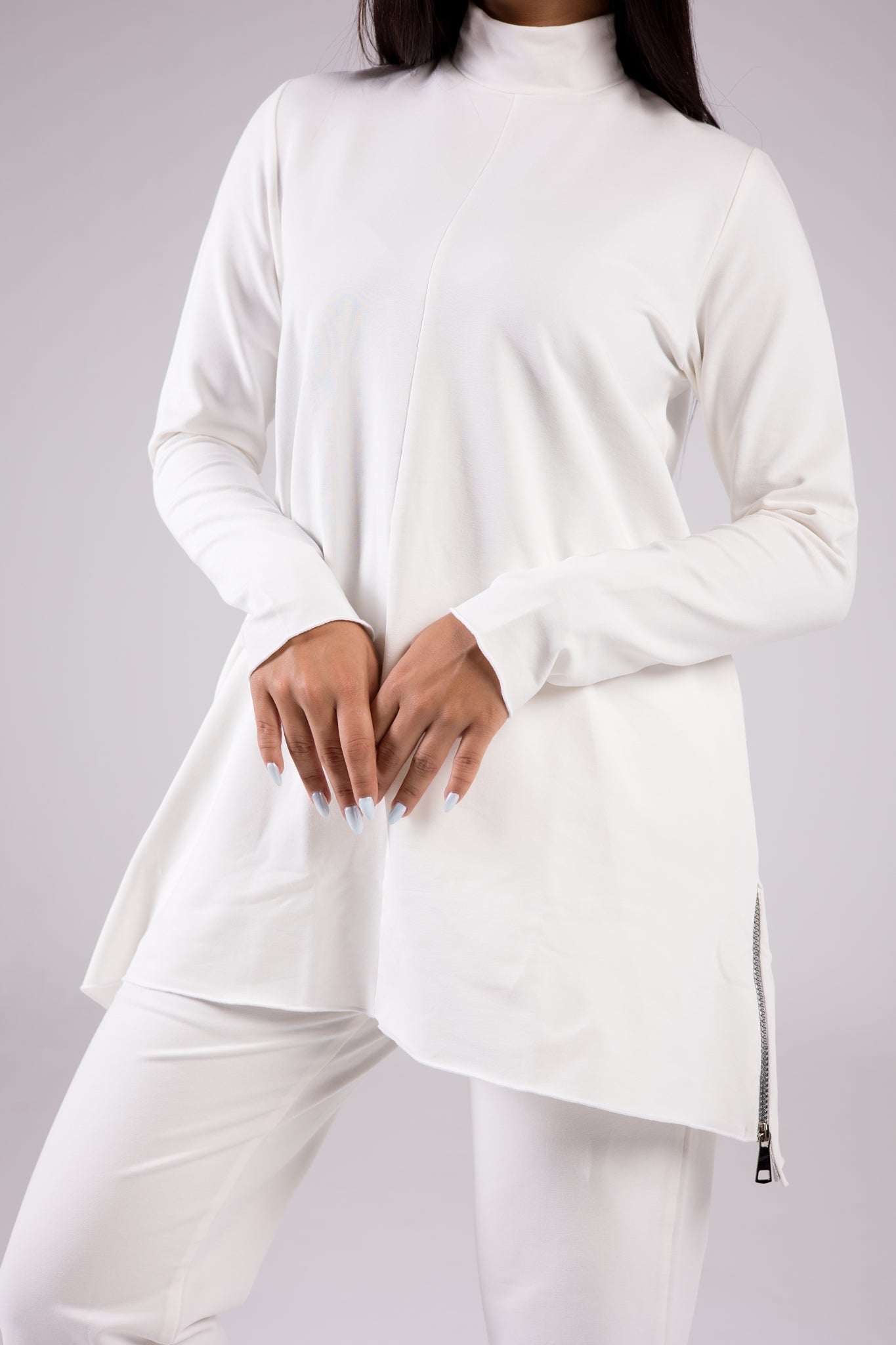Cotton Set Turtleneck - Basic