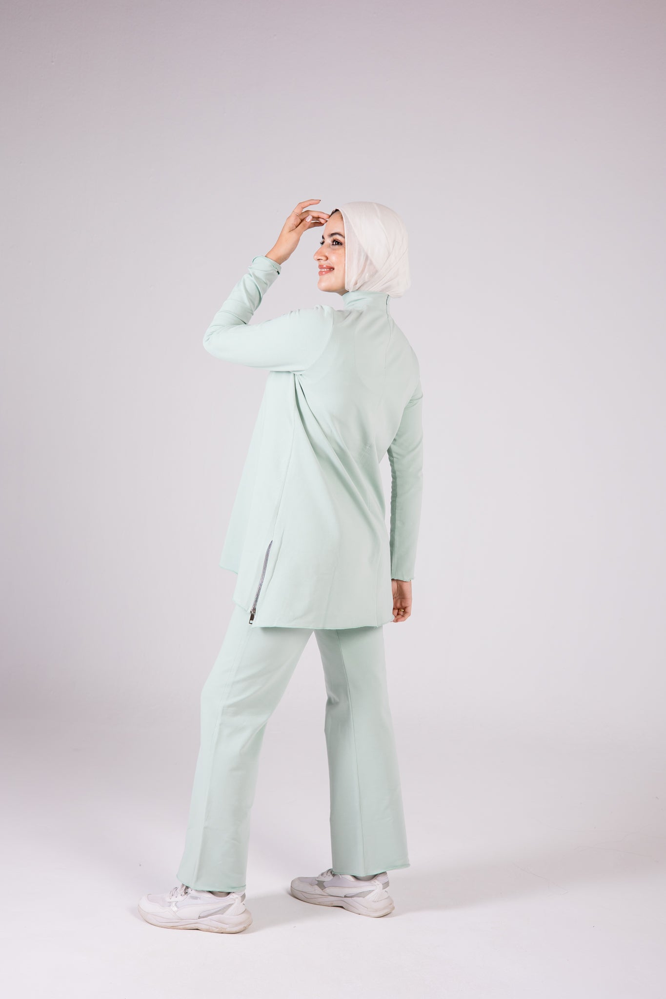 Cotton Set Turtleneck - Colorful