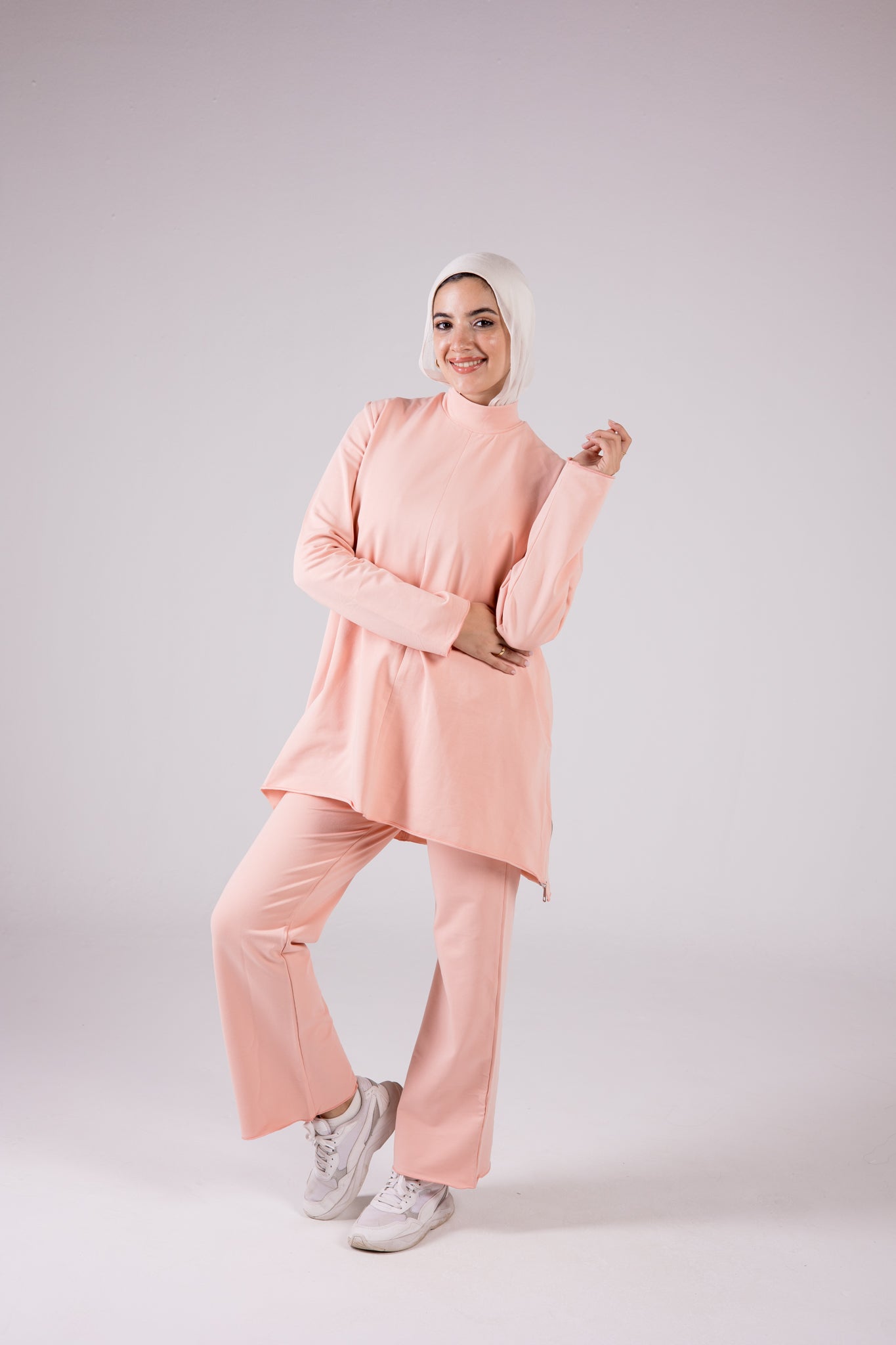 Cotton Set Turtleneck - Colorful