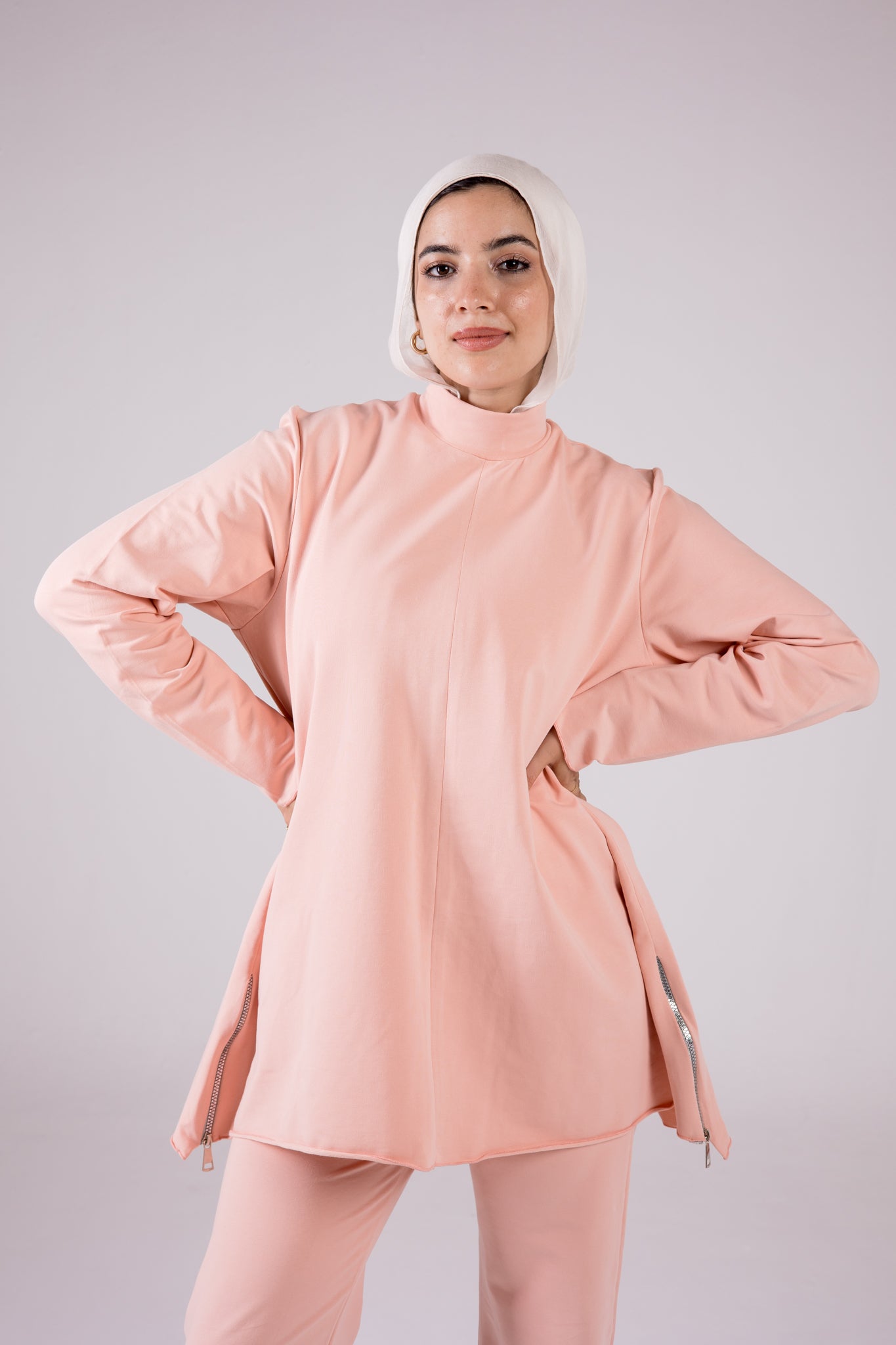 Cotton Set Turtleneck - Colorful