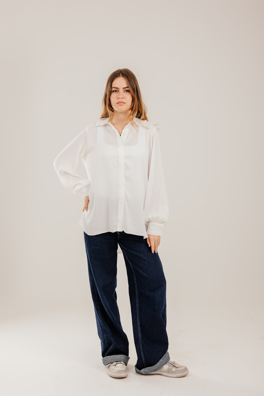 Puff-Sleeve Shirt