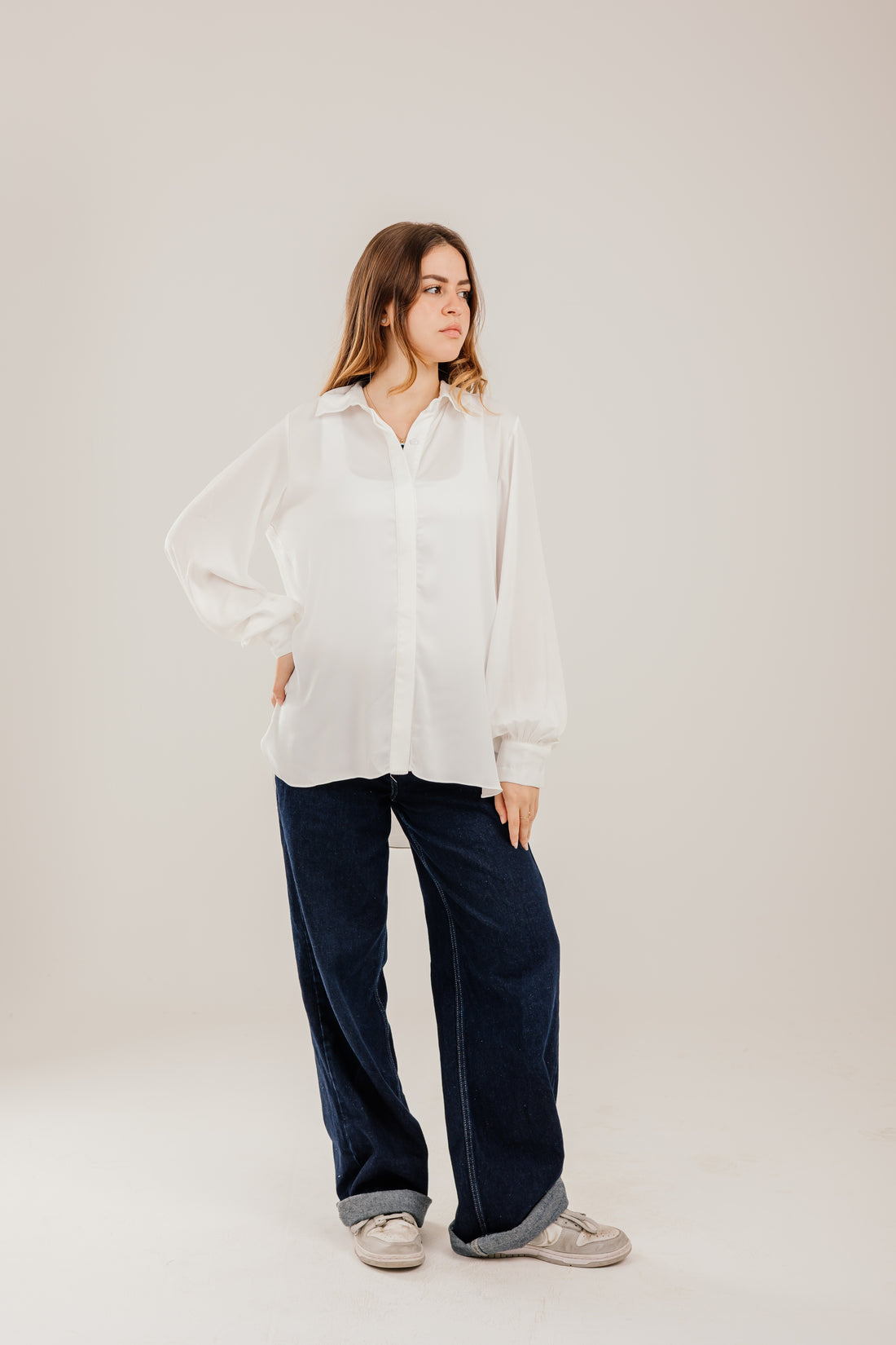 Puff-Sleeve Shirt