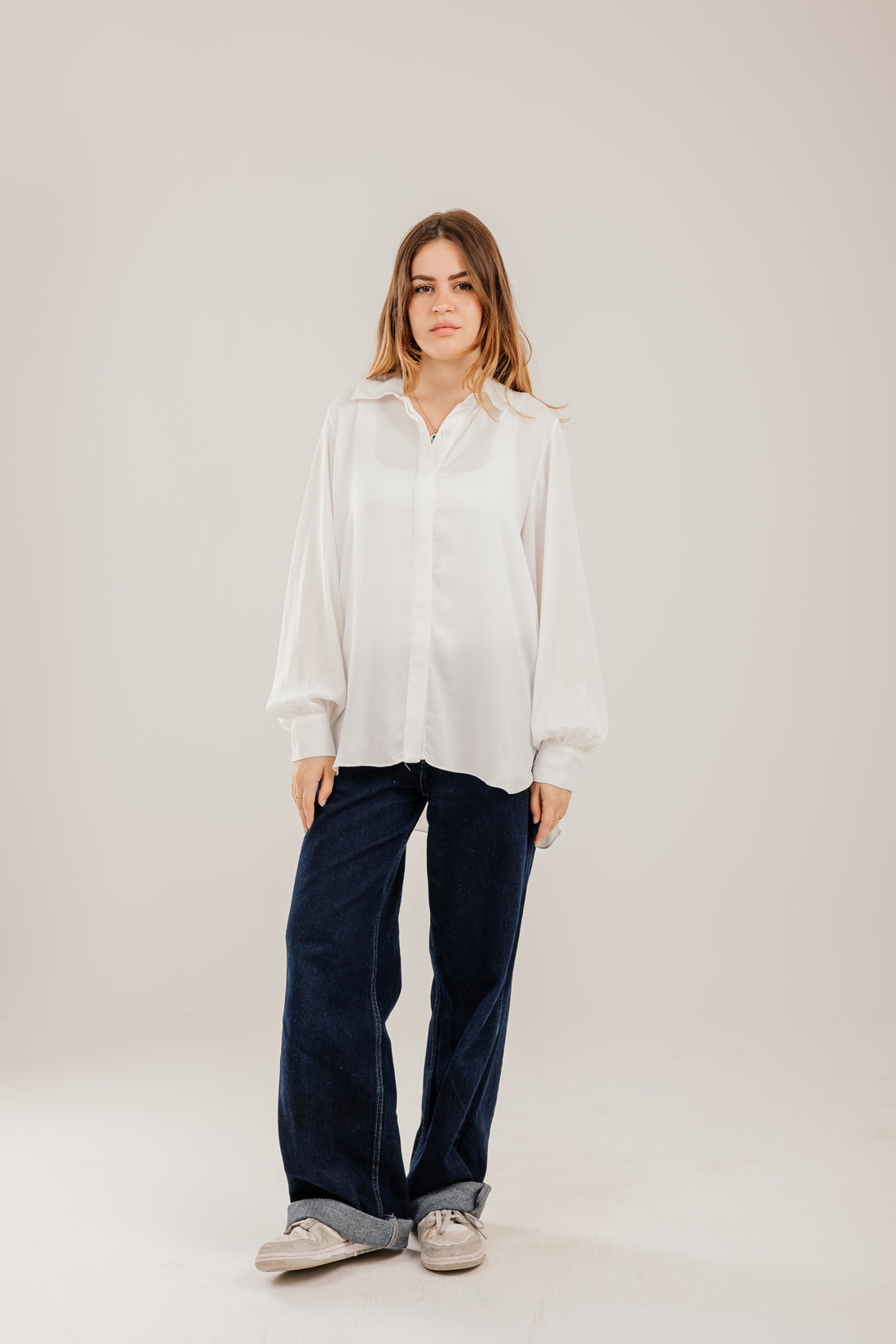 Puff-Sleeve Shirt