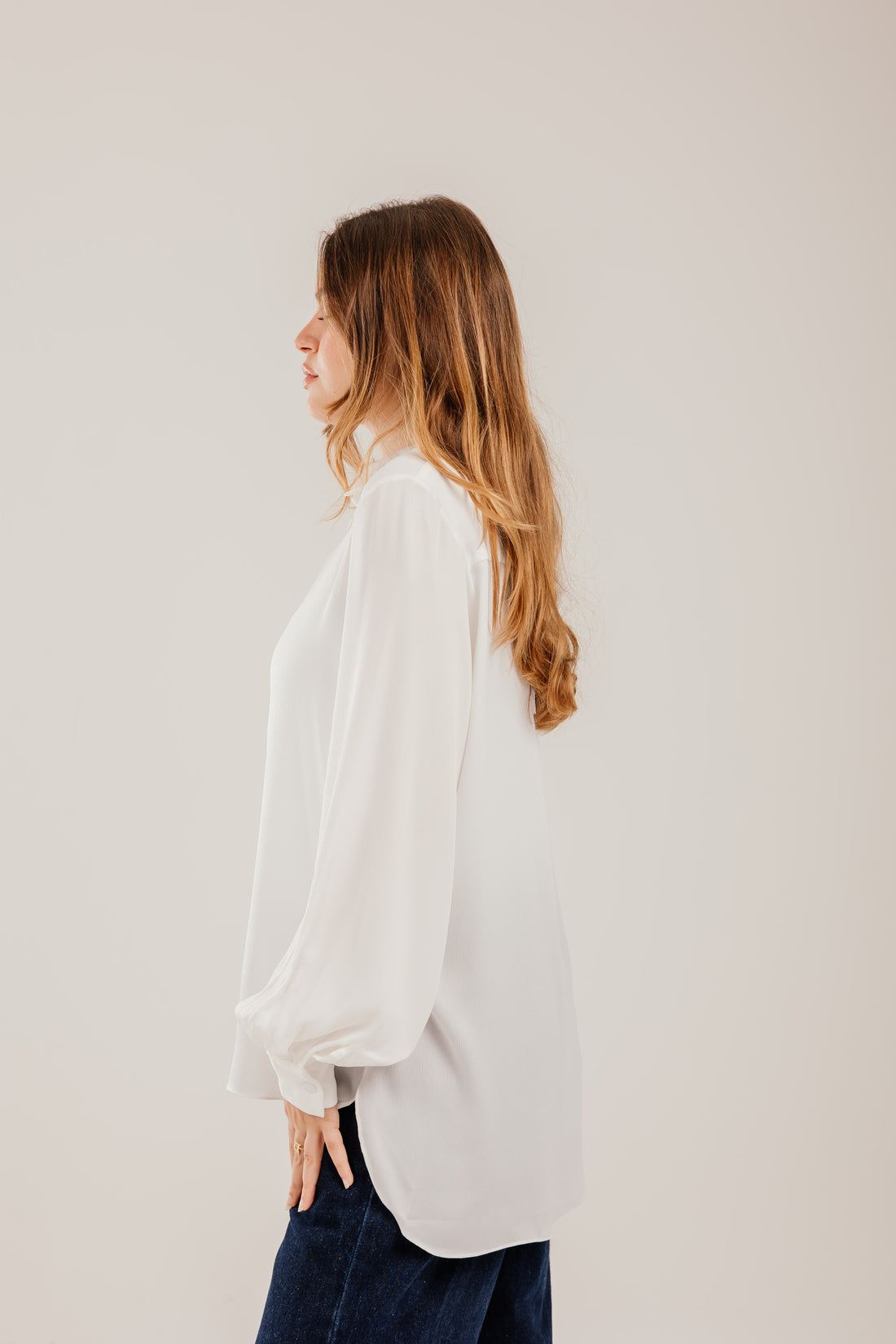 Puff-Sleeve Shirt