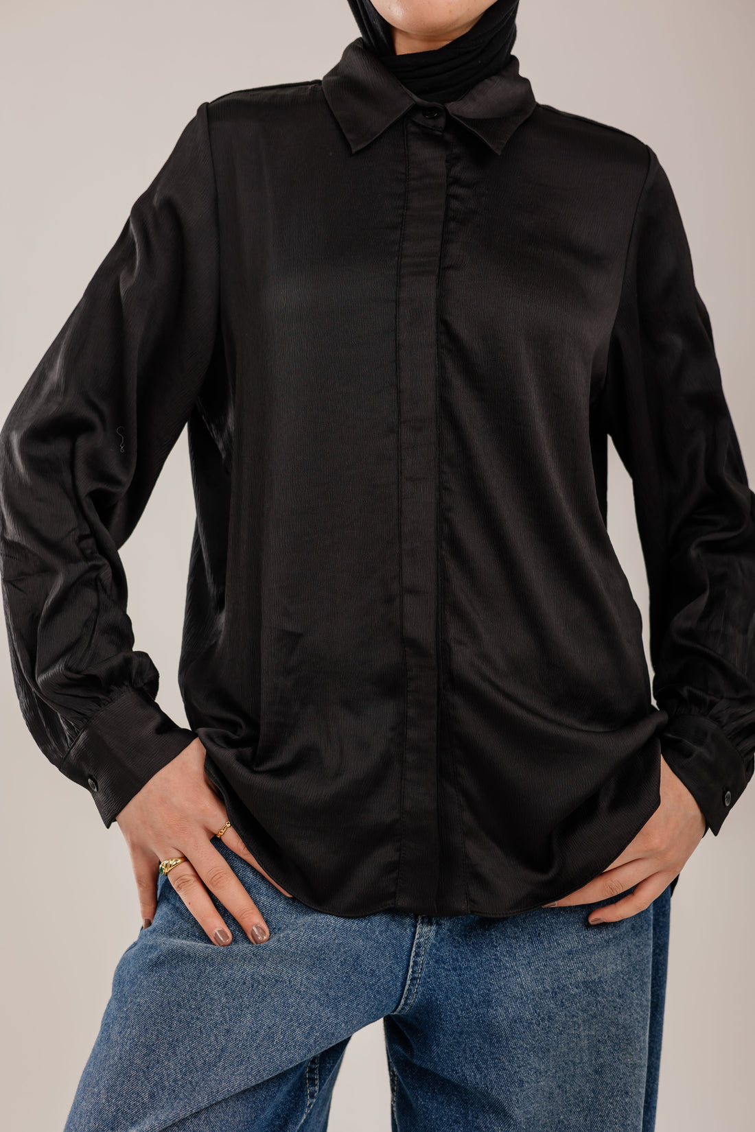 Puff-Sleeve Shirt