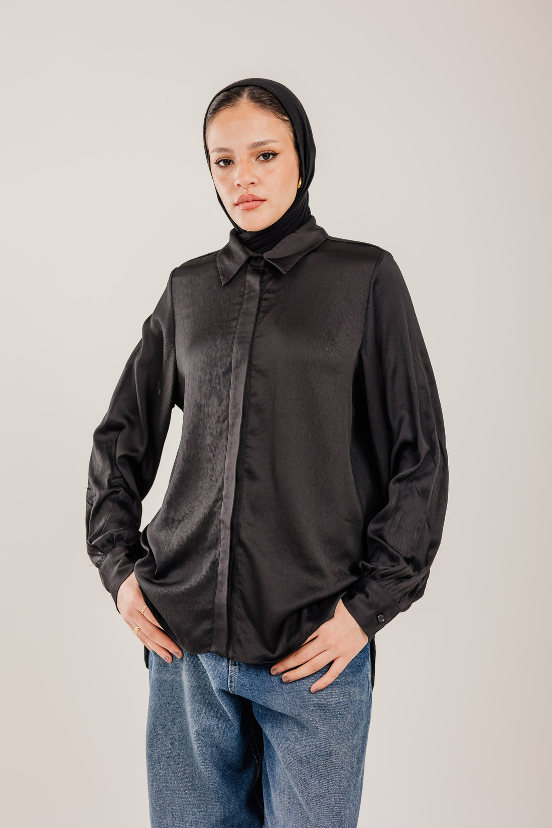 Puff-Sleeve Shirt
