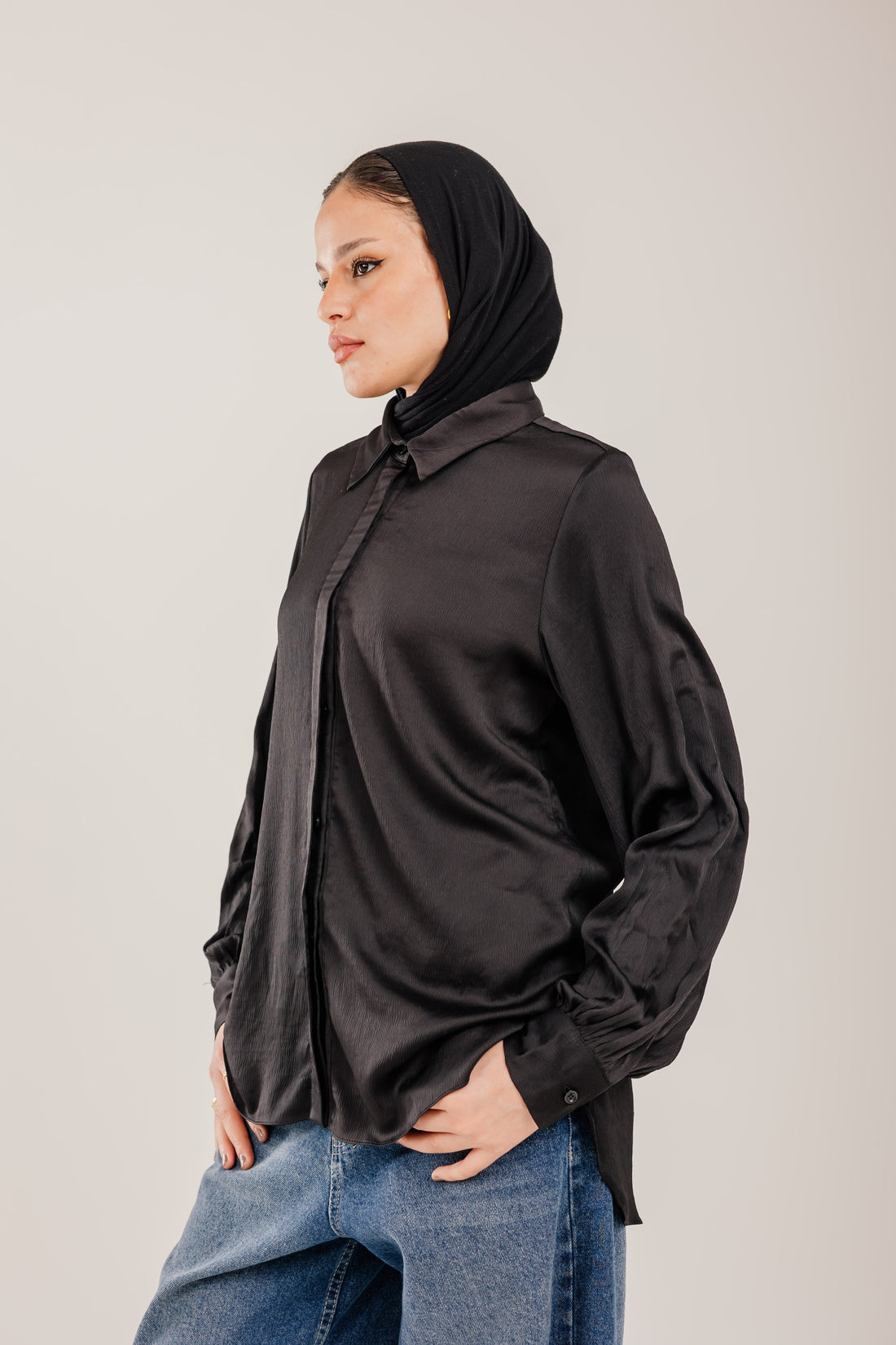 Puff-Sleeve Shirt
