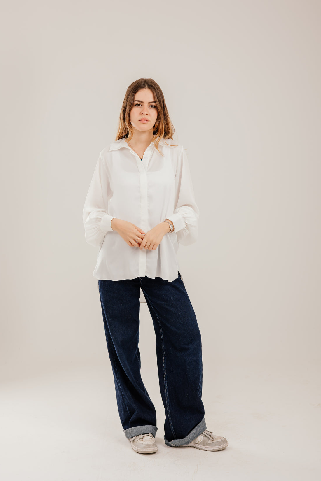Puff-Sleeve Shirt