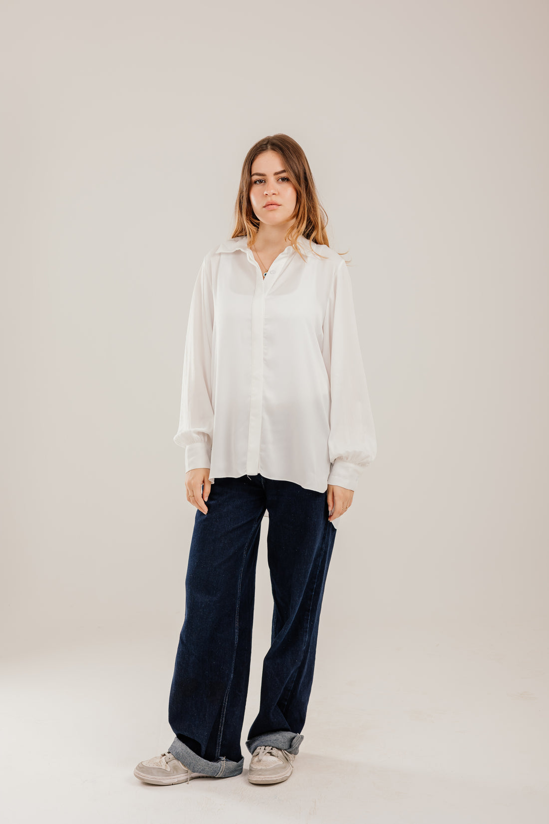 Puff-Sleeve Shirt